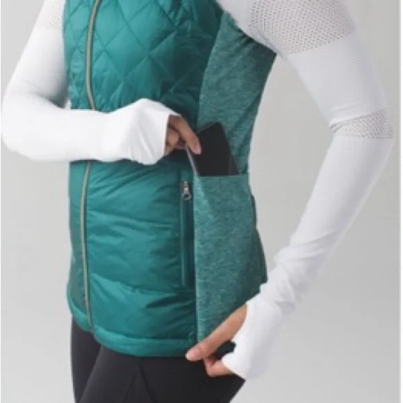 LULULEMON Down for a Run Vest Sz 4 - Picture 2 of 5
